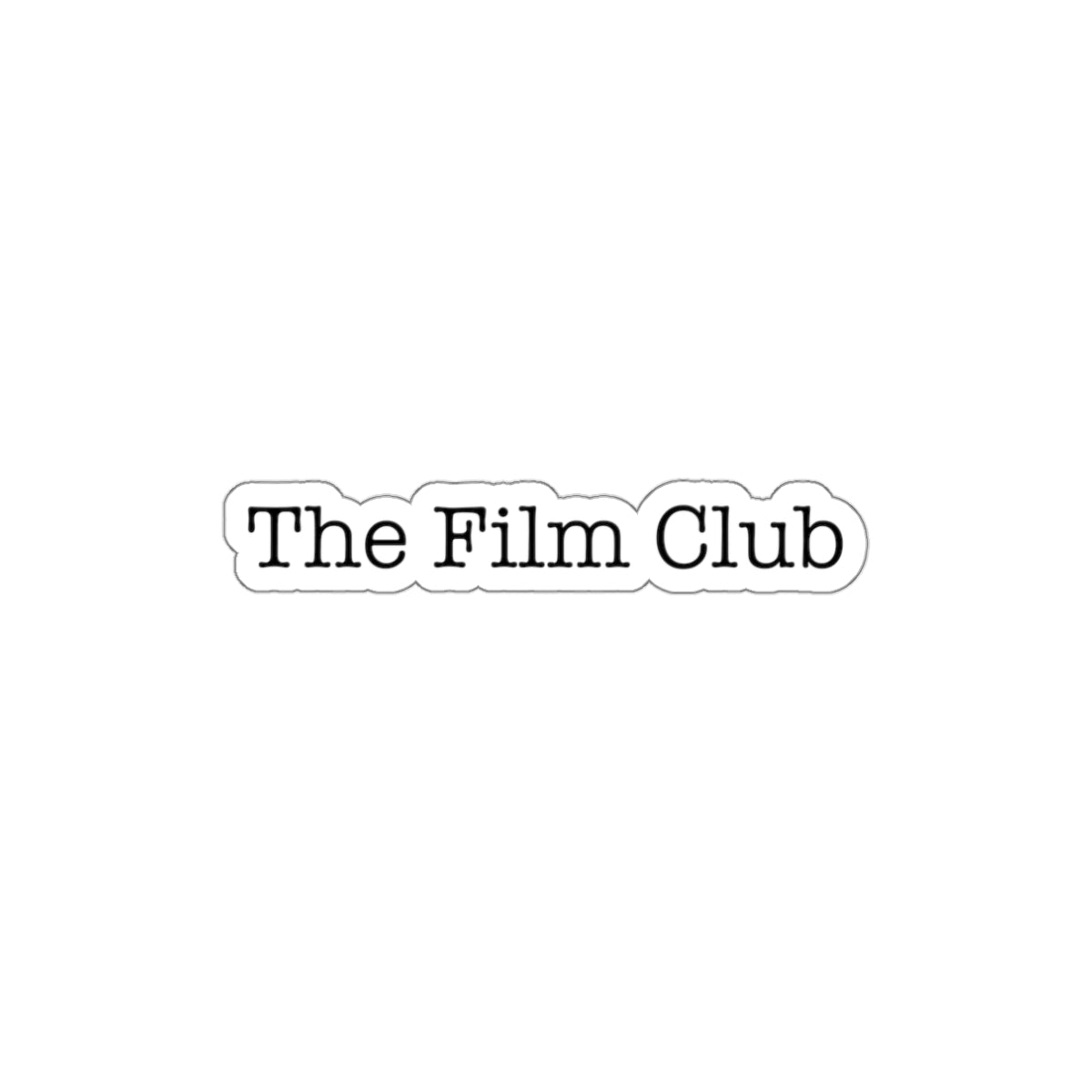 'The Film Club' sticker